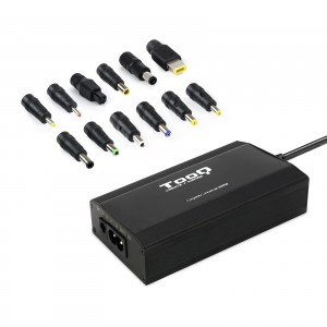 Tooq Cargador de Portátil TQLC-100BS01M/ 100W/ Manual/ 12 Conectores/ Voltaje 12-24V/ 1 USB