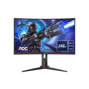 AOC C27G2ZU/BK pantalla para PC 68,6 cm (27") 1920 x 1080 Pixeles Full HD LED Negro, Rojo