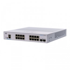 Cisco Business 350 Series 350-16T-2G - Conmutador - L3 - Gestionado - 16 x 10/100/1000 + 2 x Gigabit SFP - montaje en rack