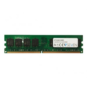 V7 1GB DDR2 PC2-5300 667Mhz DIMM Desktop Module de mémoire - V753001GBD