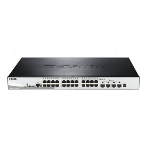 D-Link Switch DGS-1510-28XMP 28 Puertos/ Gigabit 10/100/1000 PoE/ SFP