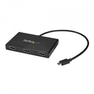 StarTech.com MSTCDP123HD USB C HDMI x 3 Noir adaptateur et connecteur de câbles