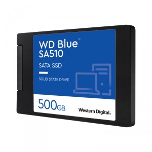 Western Digital WD Blue SA510 WDS500G3B0A - SSD - 500 GB - interno - 2.5" - SATA 6Gb - azul