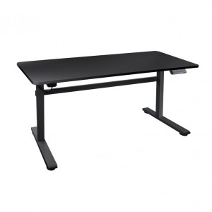 Tooq MESA DE ESCRITORIO MOTORIZADA TQESSD01-BK ATLAS BLACK ESTRUCTURA DE ACERO Y TABLERO DE MDF 18mm 1400x600mm ALTURA REGULABLE