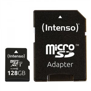 Intenso Tarjeta memoria micro sd 128gb