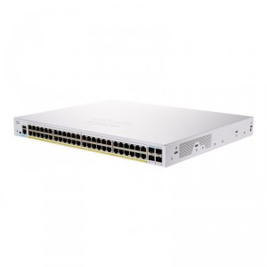 Cisco Business 350 Series 350-48T-4X - Conmutador - L3 - Gestionado - 48 x 10/100/1000 + 4 x 10 Gigabit SFP+ - montaje en rack