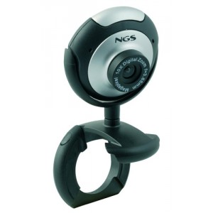 NGS XpressCam300 5MP USB 2.0 Negro, Plata cámara web