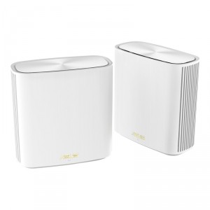 Asus ZenWiFi XD6S - Sistema Wi-Fi (2 enrutadores) - hasta 5400 pies cuadrados - malla - GigE, 802.11ax (Wi-Fi 6) - Wi-Fi 6 - Dob