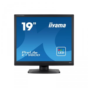 Iiyama ProLite E1980D-B1 - LED - 19" - 1280 x 1024 @ 60 Hz - TN - 250 cd/m² - 1000:1 - 5 ms - DVI, VGA - negro mate