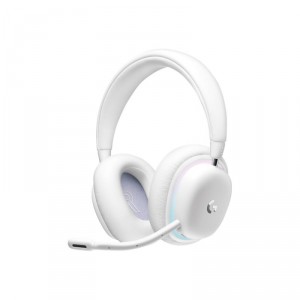 Logitech G G735 - Auricular - tamaño completo - Bluetooth / LIGHTSPEED - inalámbrico - conector de 3,5 mm - niebla blanca