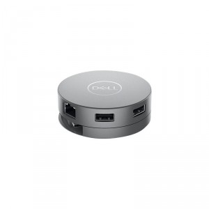Dell Mobile Adapter DA310 - Estación de conexión - USB-C - VGA, HDMI, DP, USB-C - GigE - con 1 Year Warranty (AR - no warranty)