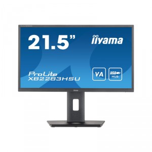 Iiyama ProLite XB2283HSU-B1 - LED - 21.5" - 1920 x 1080 Full HD (1080p) @ 75 Hz - VA - 250 cd/m² - 3000:1 - 1 ms - HDMI,