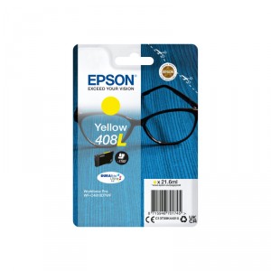 Epson 408L - 21.6 ml - amarillo - original - blíster - cartucho de tinta - para WorkForce Pro WF-C4810DTWF