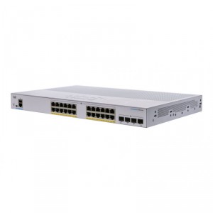Cisco Business 250 Series CBS250-24P-4X - Conmutador - L3 - inteligente - 24 x 10/100/1000 (PoE+) + 4 x 10 Gigabit SFP+ - montaj