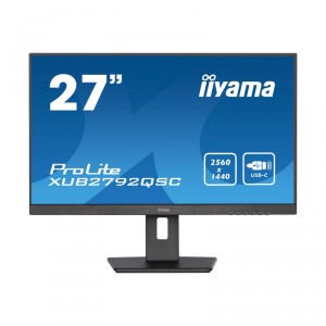 Iiyama ProLite XUB2792QSC-B5 - LED - 27 - 2560 x 1440 WQHD @ 75 Hz - IPS - 350 cd/m² - 1000:1 - 4 ms - HDMI, DisplayPort