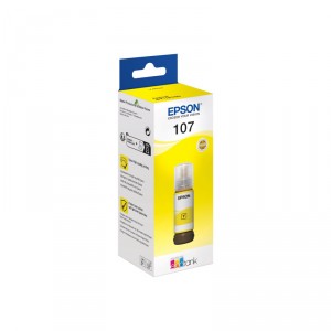 Epson 107 - 70 ml - amarillo - original - recarga de tinta - para EcoTank ET-18100