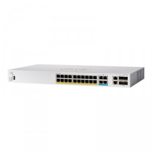 Cisco Business 350 Series CBS350-24MGP-4X - Conmutador - L3 - Gestionado - 20 x 10/100/1000 (PoE+) + 4 x 2.5GBase-T (PoE+) + 2 x
