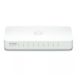 D-Link dlinkgo GO-SW-8E - Conmutador - 8 x 10/100 - sobremesa - alimentación cc