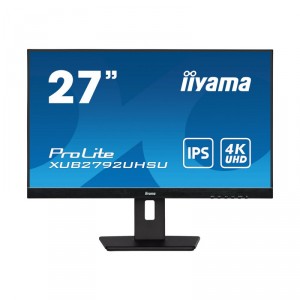 Iiyama ProLite XUB2792UHSU-B5 - LED - 27 - 3840 x 2160 4K @ 60 Hz - IPS - 350 cd/m² - 1000:1 - 4 ms - HDMI, DisplayPort,