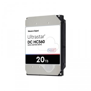 Western Digital WD Ultrastar DC HC560 - Disco duro - cifrado - 20TB - interno - 3.5 - SATA 6Gb/s - 7200rpm - bufer: 512MB - Self