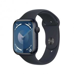 Apple Watch Series 9/ GPS/ 45mm/ Caja de Aluminio Medianoche/ Correa Deportiva Medianoche M/L