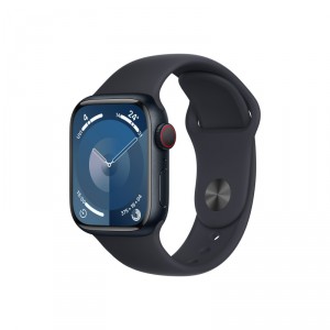 Apple Watch Series 9/ GPS/ Cellular/ 41mm/ Caja de Aluminio Medianoche/ Correa Deportiva Medianoche S/M