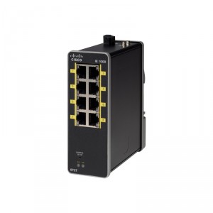 Cisco Industrial Ethernet 1000 Series - Conmutador - Gestionado - 2 x 10/100 (enlace ascendente) + 6 x 10/100 (enlace descendent