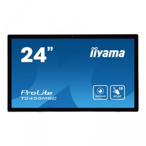 Iiyama ProLite T2455MSC-B1 - LED - 24 (23.8 visible) - pantalla táctil - 1920 x 1080 Full HD (1080p) - IPS - 400 cd/m² -