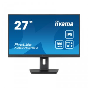 Iiyama ProLite XUB2792HSU-B6 - LED - 27 - 1920 x 1080 Full HD (1080p) @ 100 Hz - IPS - 250 cd/m² - 1300:1 - 0.4 ms - HDM