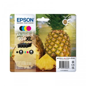 Epson 604XL Multipack - Paquete de 4 - XL - negro, amarillo, cián, magenta - original - blíster con alarmas de RF/acústica - car