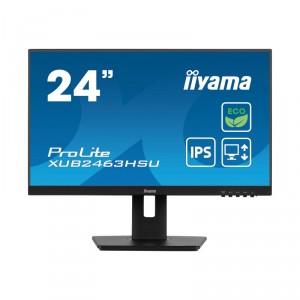 Iiyama ProLite XUB2463HSU-B1 - LED - 24 (23.8 visible) - 1920 x 1080 Full HD (1080p) @ 100 Hz - IPS - 250 cd/m² - 1300:1