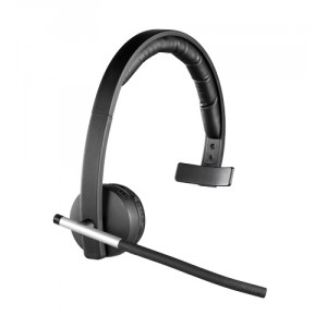 Logitech Wireless Headset Mono H820e - Auricular - en la oreja - inalámbrico - DECT