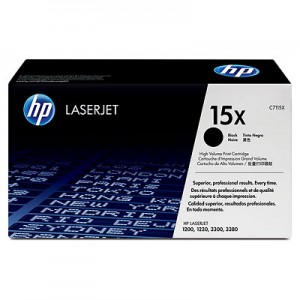 HP Cartucho de impresión HP LaserJet, negro C7115X con tóner Ultraprecise