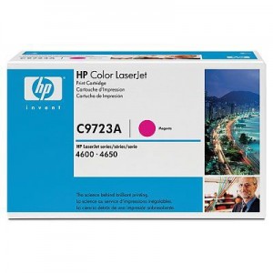 HP Cartucho de impresión magenta para HP Color LaserJet C9723A