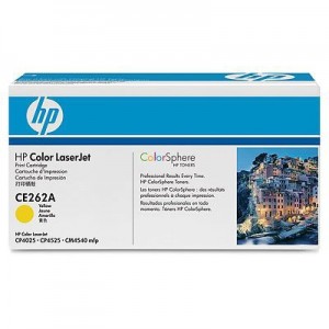 HP Cartucho de impresión amarillo HP Color LaserJet CE262A
