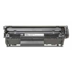 HP Cartucho negro de impresión HP LaserJet Q2612A