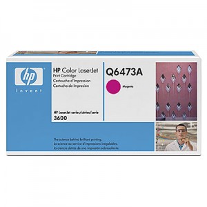 HP Cartucho de impresión magenta para HP Color LaserJet Q6473A