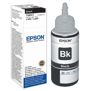 Epson T6641 - Negro - recarga de tinta - para EcoTank ET-14000, 2500, 2550, 4500, L475, L565, L575, Expression ET-2500, 2550
