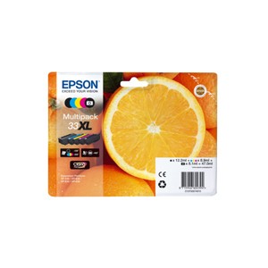 Epson 33XL Multipack - Paquete de 5 - negro, amarillo, cián , magenta, Photo Negro - original - blíster - cartucho de tinta - pa