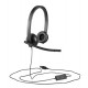 Logitech H570e Binaurale Diadema Negro auricular con micrófono