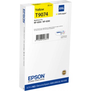 Epson T9074 69ml 7000páginas Amarillo cartucho de tinta