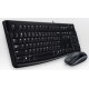 Logitech MK120 USB AZERTY Francés Negro teclado
