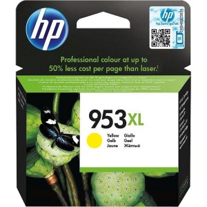 HP 953XL - Alto rendimiento - amarillo - original - cartucho de tinta - para Officejet Pro 8710, 8720, 8730, 8740