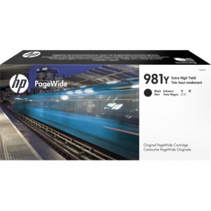 HP 981Y - Rendimiento extra alto - negro - original - PageWide - cartucho de tinta - para PageWide Enterprise Color MFP 586, Pag
