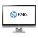 HP EliteDisplay E240c IPS 23.8" Negro, Plata Full HD Matt