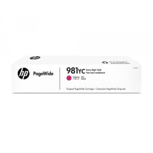 HP 981YC Extra High Yield Magenta Original PageWide Cartridge Cartucho 16000páginas Magenta