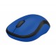 Logitech M220 Silent RF inalámbrico Óptico 1000DPI Ambidextro Negro, Azul ratón