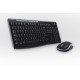 Logitech MK270 RF inalámbrico QWERTY Inglés del Reino Unido Negro teclado