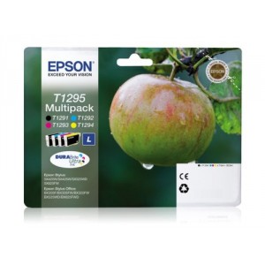 Epson T1295 7ml 11.2ml Negro, Cian, Magenta, Amarillo cartucho de tinta