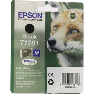 Epson C13T12814022 5.9ml Negro cartucho de tinta